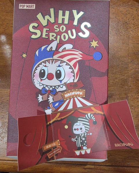 Popmart Why So Serious (Hacipupu - Silver Mist Clown) - FREE SHIPPING Carousel 1