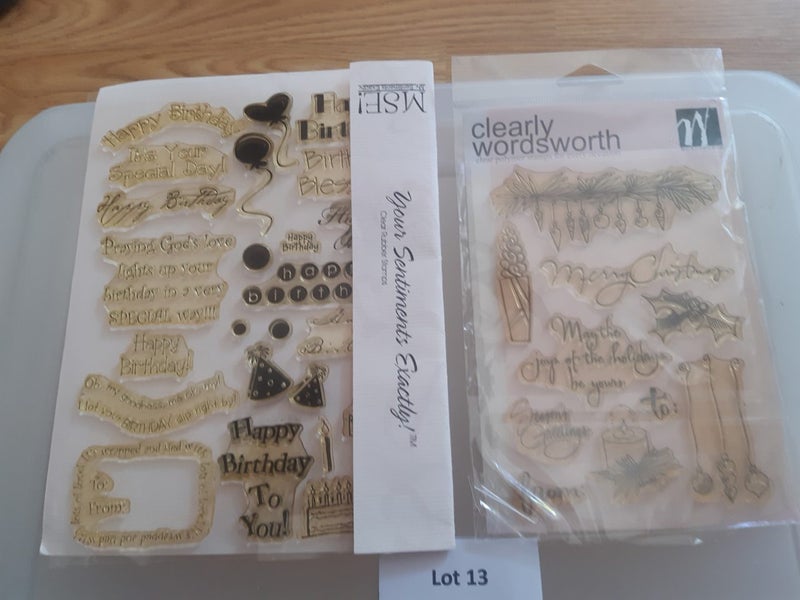 Assorted stamping items - Lot 13 Carousel 1
