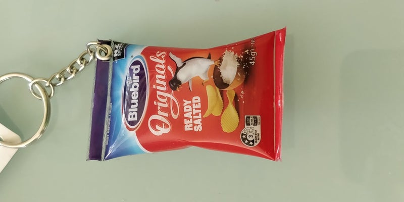 Bluebird chips Keyring Carousel 1