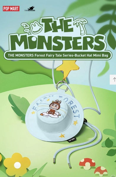 THE MONSTERS-FAIRY FOREST BUCKET HAT MINI BAG-POP MART-BRAND NEW! Carousel 1