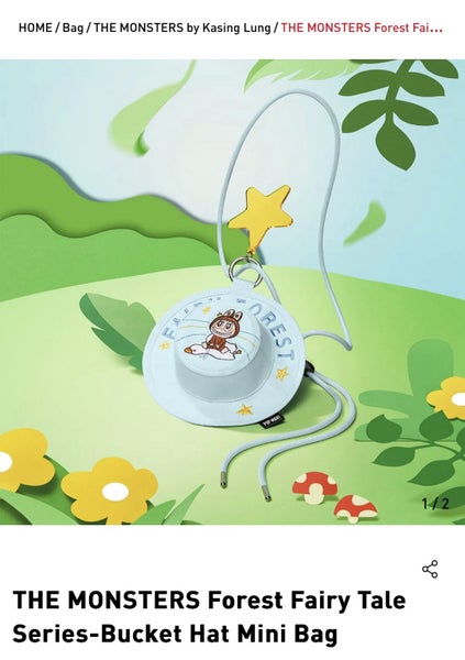 THE MONSTERS-FAIRY FOREST BUCKET HAT MINI BAG-POP MART-BRAND NEW! Carousel 13
