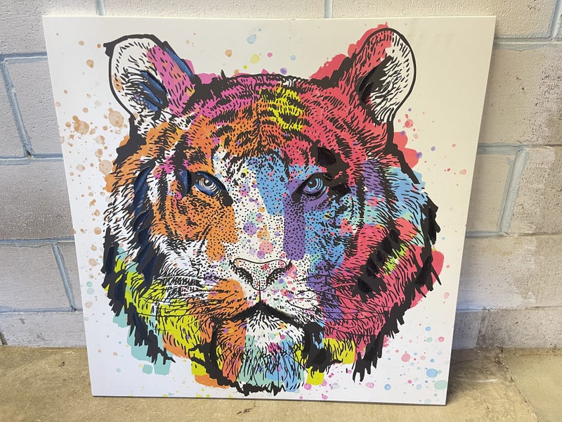 Canvas Art - Tiger Carousel 1