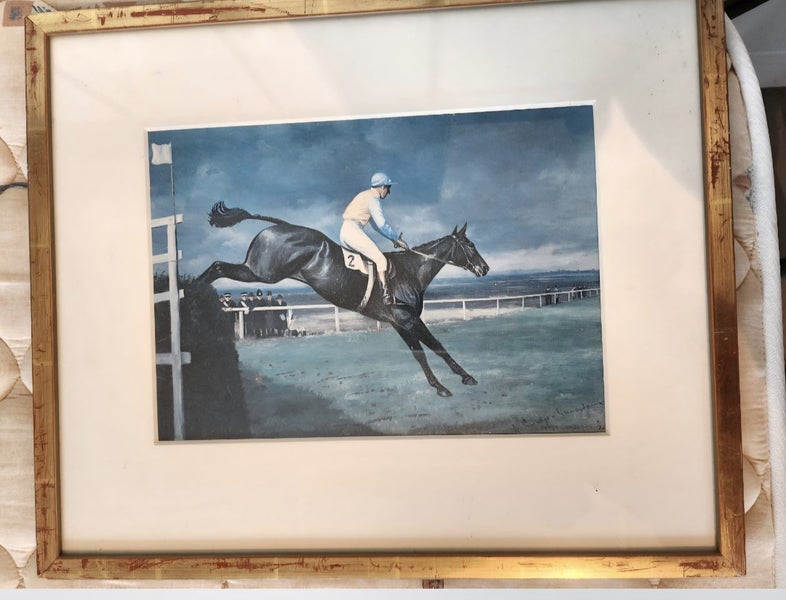 Antique Horse Racing Art Carousel 1