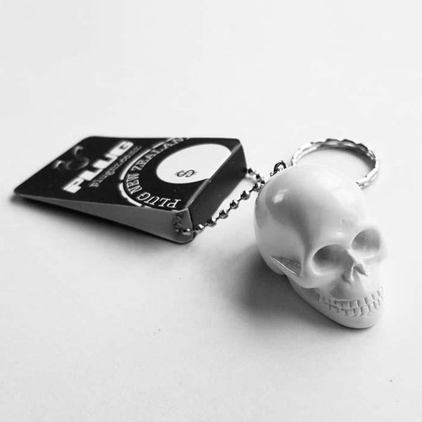 Skull Keyring - White Carousel 1