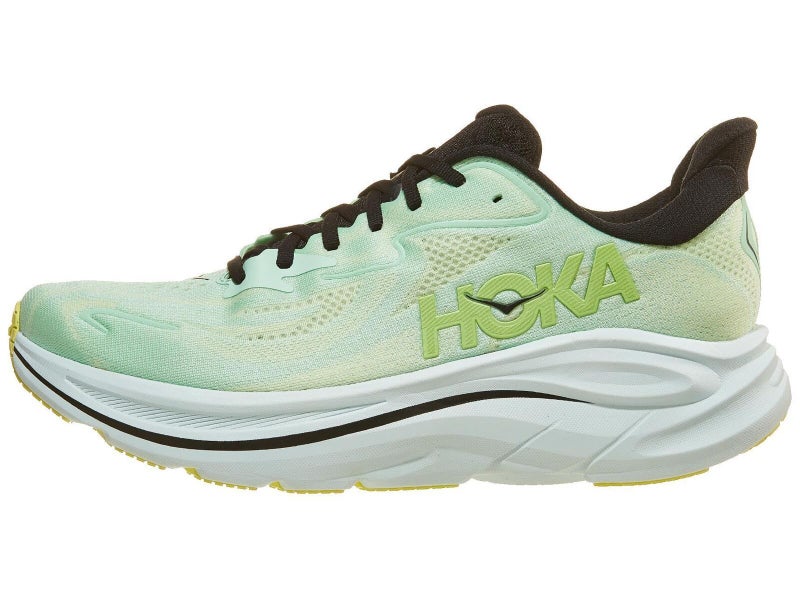 Hoka Clifton 10 Men s Running Shoes Lightweight CMEVA MetaRocker in Fluorite/... Carousel 1