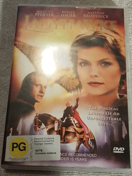 DVD. Ladyhawke. Good story. Good condition