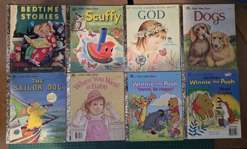 Bulk Lot – 46x Little Golden Books (Vintage Mix: 1960s–1990s)64426623732739111
