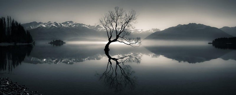 Black Friday Sell Modern Home Decor Ready to hang Canvas Print - Lake Wanaka Carousel 1