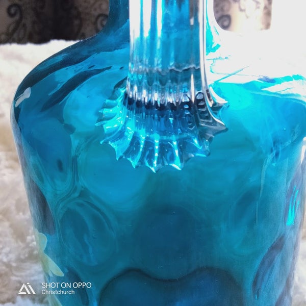 Beautiful, Hand-painted and Hand-blown Glass Decorative Jug Carousel 1