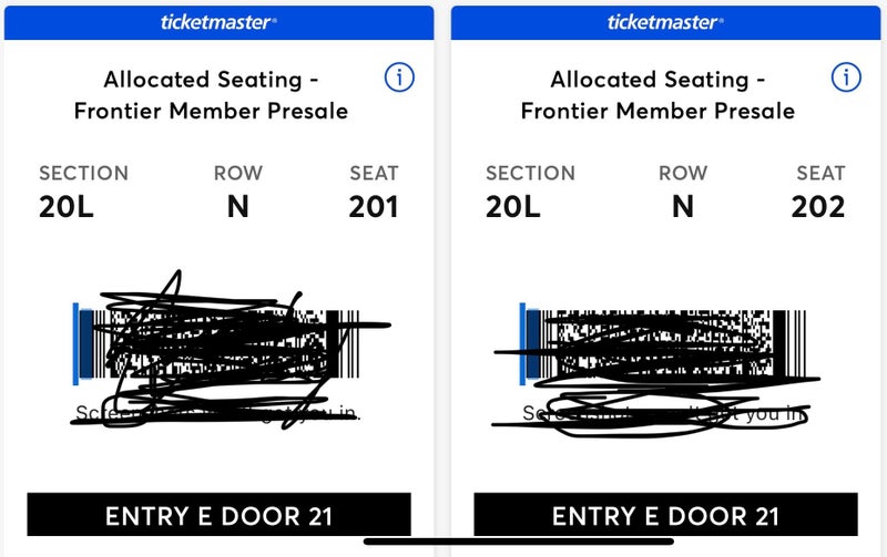 Tool Concert Tickets 2 x Allocated Seating, Saturday 22nd November64426798587777110