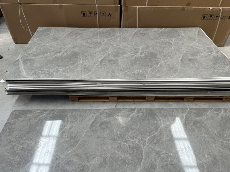 PVC UV Marble Stone Board - Grey Net Color Carousel 2