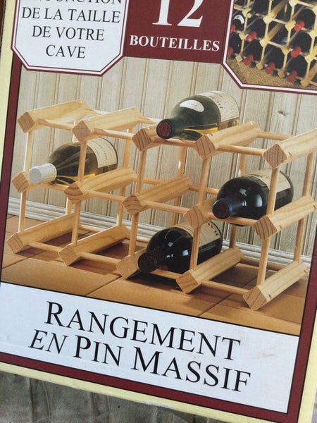 12 BOTTLE WINE RACK STILL IN BOX Carousel 2
