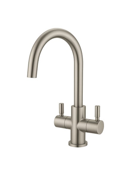 Spring Kitchen Boiler With Twin Tap Combo (Brushed Nickel) Carousel 2