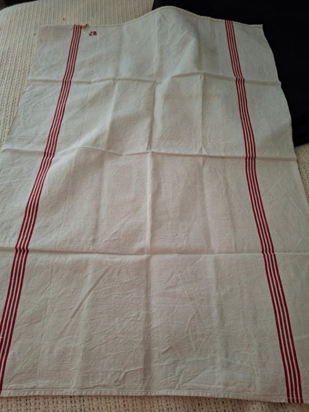 French Monogram Teatowel JM Carousel 2