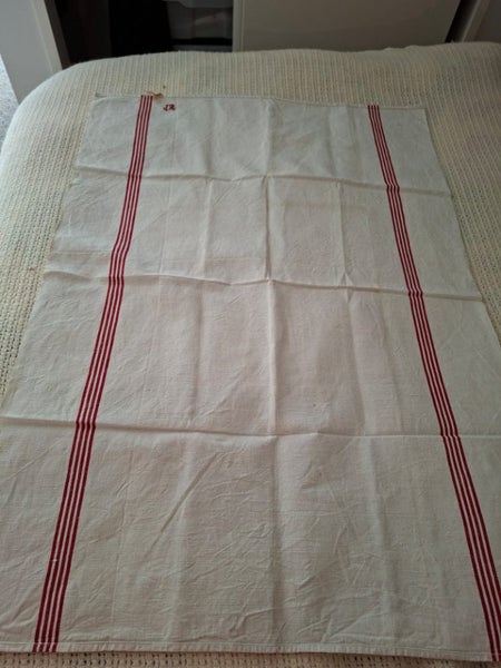 French Monogram Teatowel JM Carousel 3