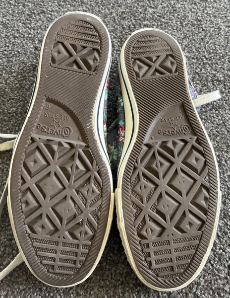 Floral Converse All Stars Size 39 High Tops Carousel 6