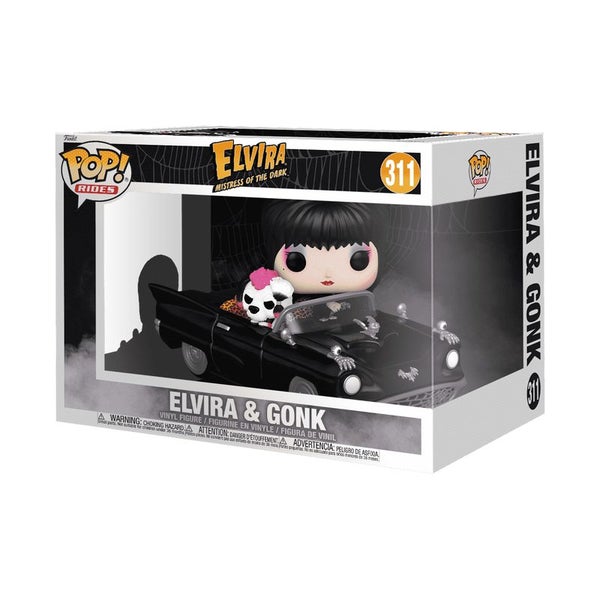 Funko Pop! Ride Deluxe Elvira with Macabre Mobile Carousel 2