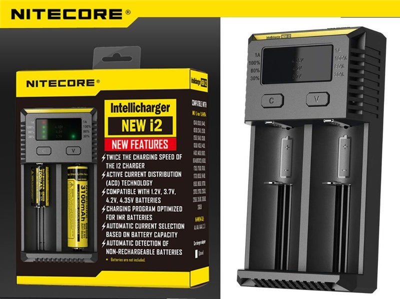 Clearance ! New Nitecore Battery Charger Intellicharger NEW i2 #AD111 Carousel 1