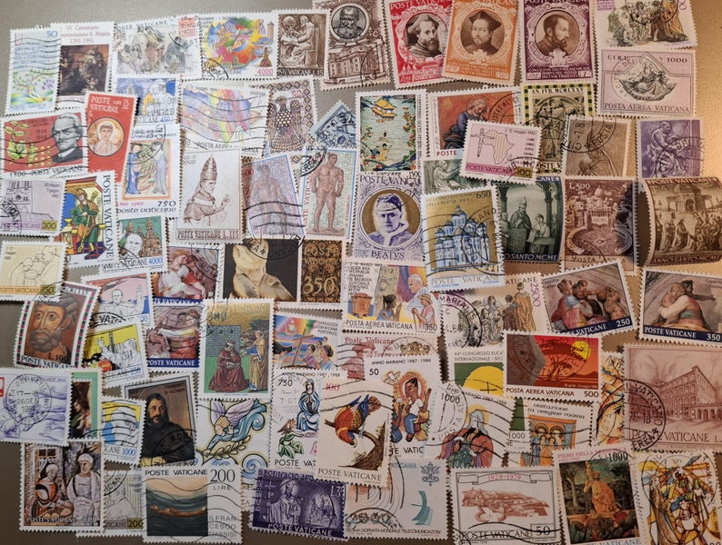 VATICAN CITY- 72 Different Stamps Carousel 1