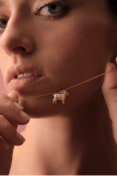 Karen Walker RAM NECKLACE SILVER Carousel 2