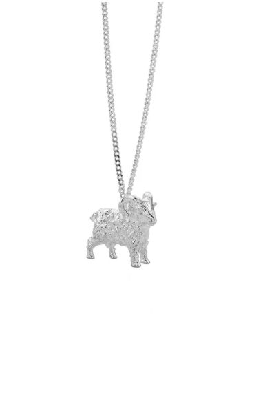 Karen Walker RAM NECKLACE SILVER Carousel 1