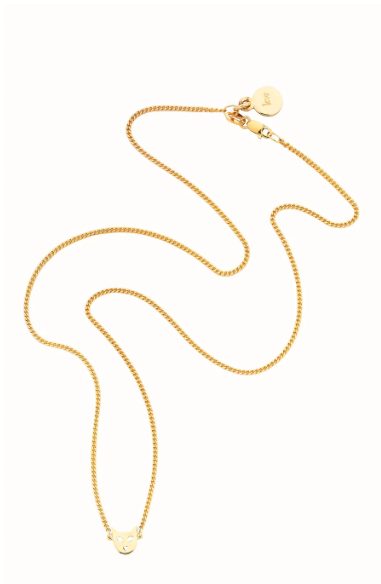 Karen Walker MINI CAT NECKLACE SILVER Carousel 2