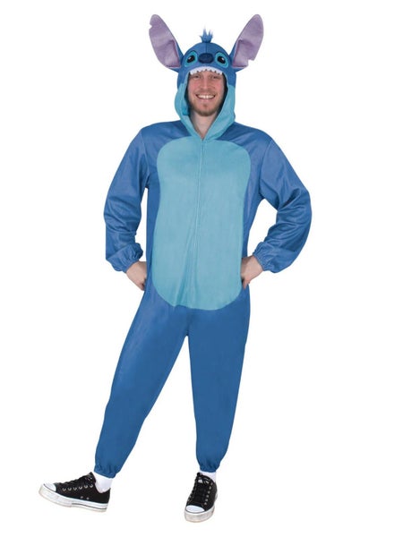 Rubies Stitch Adult Onesie Costume - Size L-XL Carousel 1