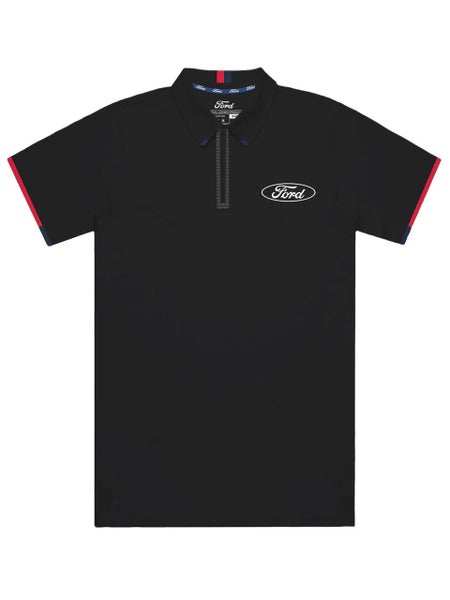 Ford Unisex Black Polo Shirt Carousel 1