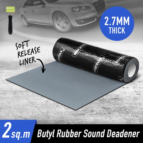 Butyl Sound Deadener Car Deadening Mat Audio Noise Insulation Vibration 50x400cm Carousel 1