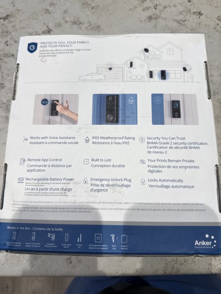 Eufy digital lock with fingerprint scanner64429068235778113