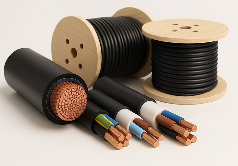 Electrical Mains Cable -25mm 3C Neutrel Screen Carousel 1