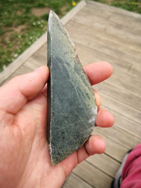 $1 reserve Greenstone Pounamu carving slab Carousel 1