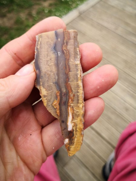 Agate carving slab $1 reserve Carousel 1