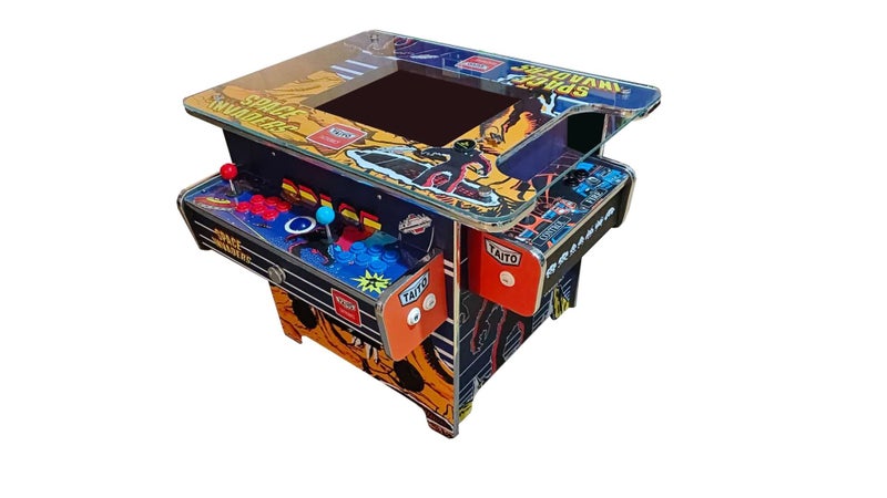 Cocktail Arcade machine 3 sided with tracking ball , spinner Carousel 1
