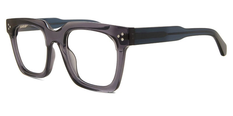 Full Rim Square Transparent Grey Arise Collective Keiko 30103 C4 51 Fashion Carousel 2