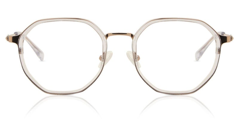 Full Rim Geometric Clear/Rose Gold Arise Collective 14085 C3 50 Fashion Women Carousel 1