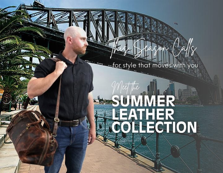 Quality Full Grain Genuine Leather Travel Bag with Adjustable Shoulder Strap.64430825403137113