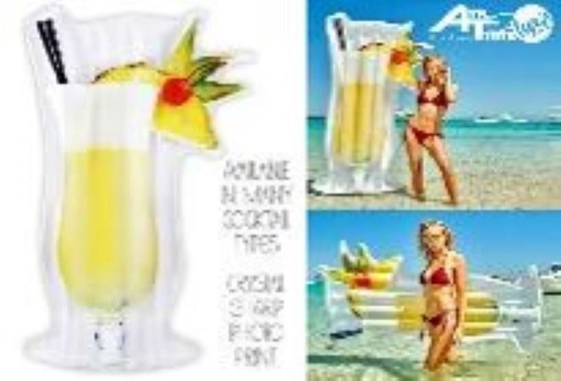 Giant Pina Colada Cocktail 184.5x101x17cm Carousel 1