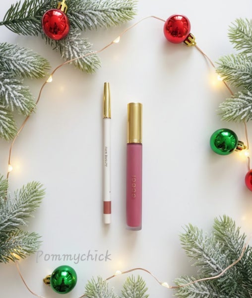 Gucci liquid lipstick & Rare beauty lip liner Carousel 1