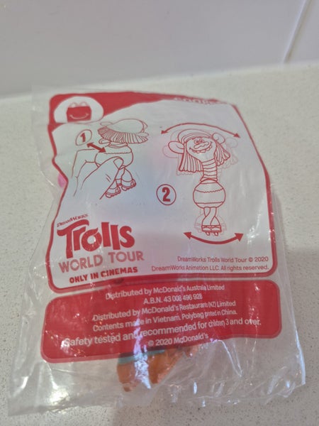Trolls World Tour Cooper McDonald’s Toy – New in Bag – 2020 Carousel 2