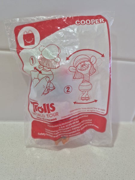 Trolls World Tour Cooper McDonald’s Toy – New in Bag – 2020 Carousel 3