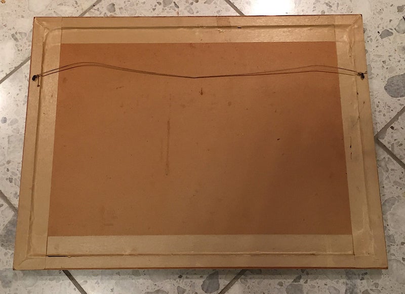 WONDERFUL VINTAGE Landscape OIL PAINTING by the New Zealand ARTIST H. W. BURGE Carousel 7