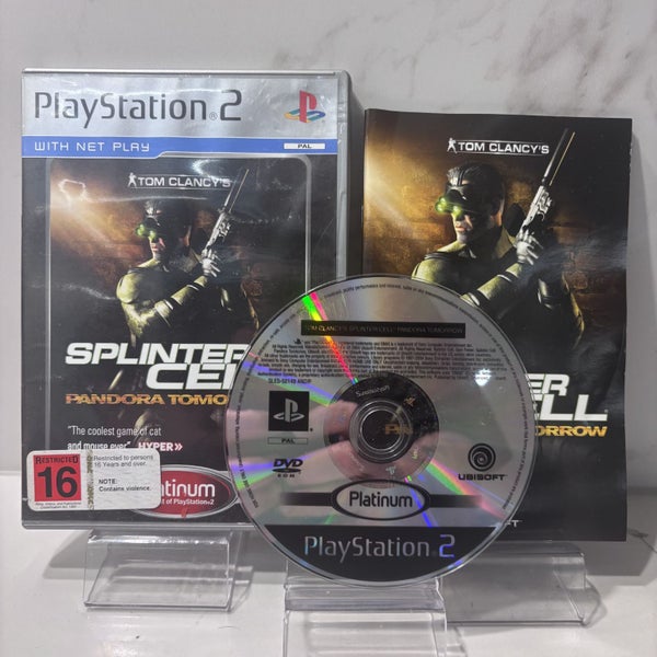PS2 • Splinter Cell - Pandora Tomorrow (Platinum) • CIB Carousel 1