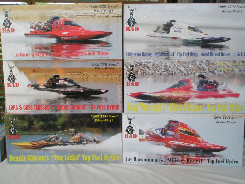 Bad Ass Die Cast Drag Boats & Trailers Carousel 2