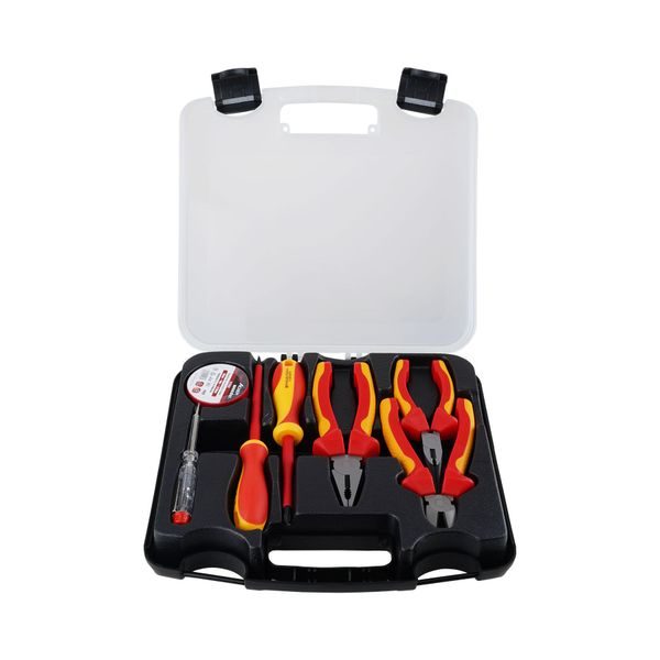 Insulated Screwdrivers Pliers Hand Tools Kit Diy 7Pcs Carousel 1