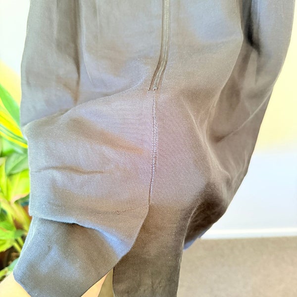 Country Road Size 14 Black Silk / Cotton Mini Dress Carousel 10