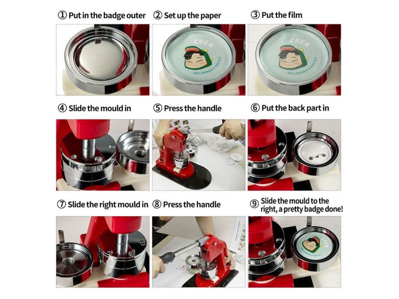 Pinback Badge Button Maker Machine64544614331267113