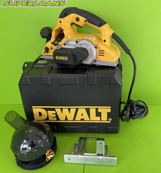 ** DEWALT 1050W 82MM PLANER + ACCESSORIES + CASE ** Carousel 1