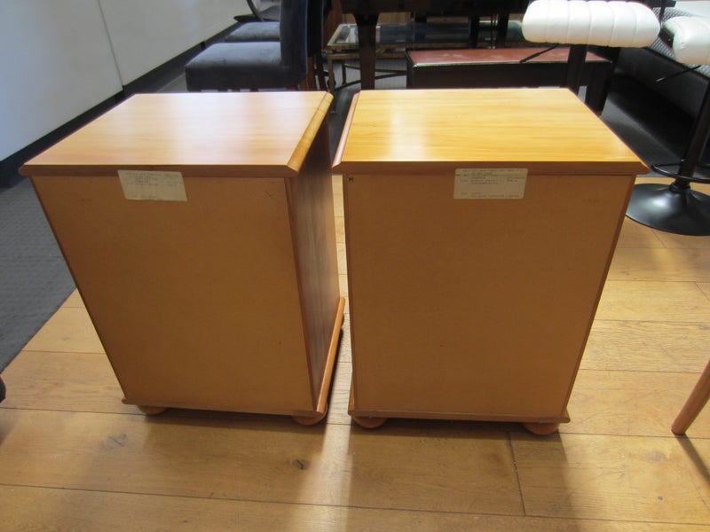 Pair Millbrook 3 Drawer Rimu Bedsides Carousel 16