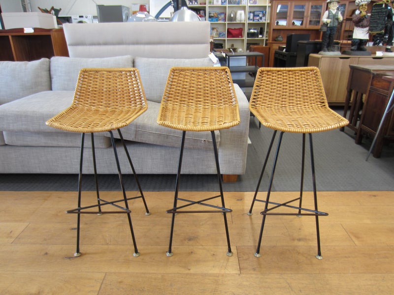 Set of 3 Vintage Bar Stools Carousel 2